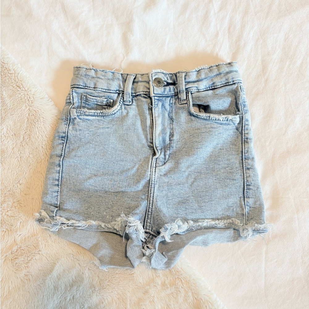 Light Blue Denim Shorts